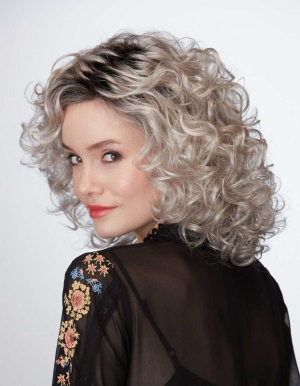 Compelling wig by Ebony glossy locks